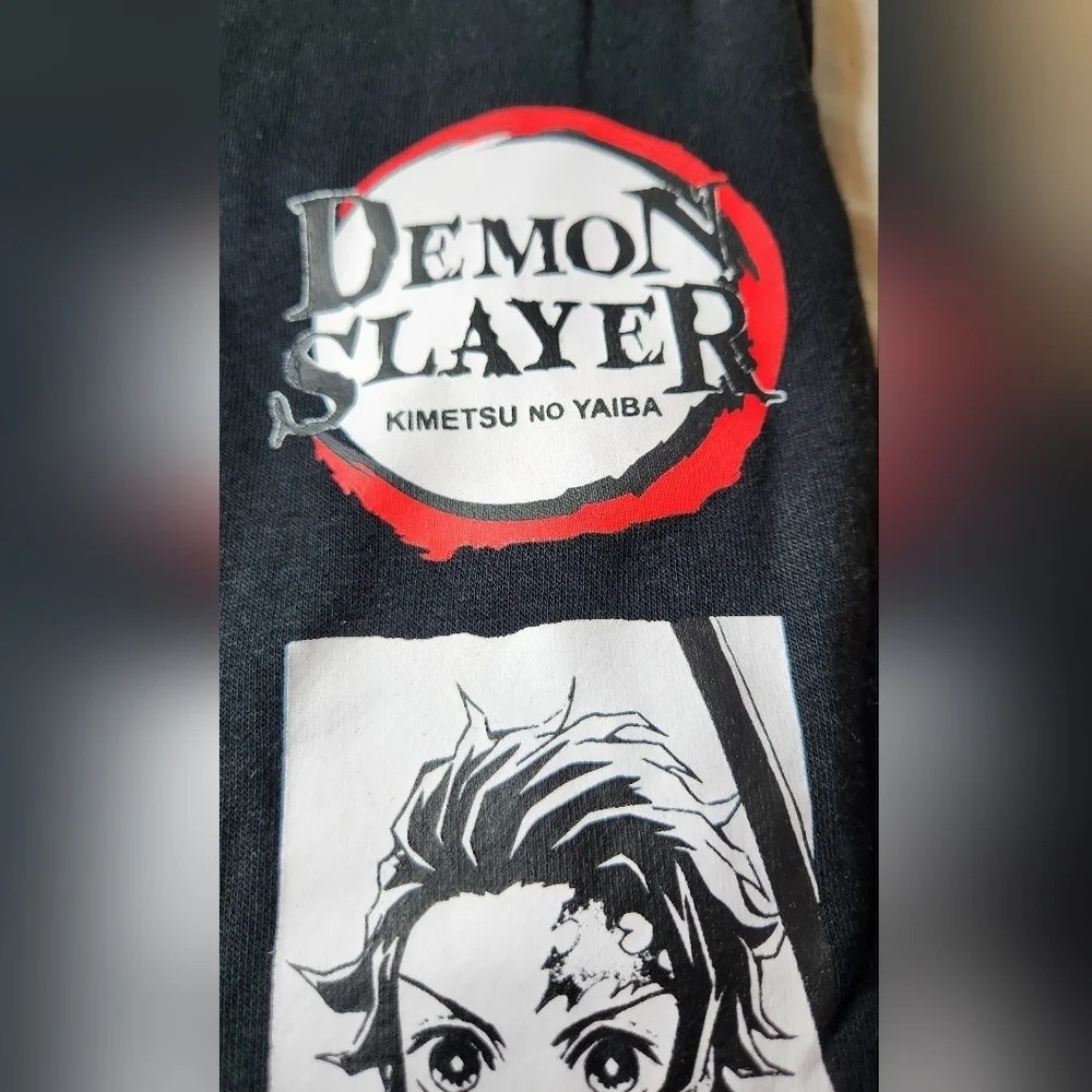 Mens Demon Slayer Lounge Pajama Pants, Anime Manga Active Sweatpants XXXL